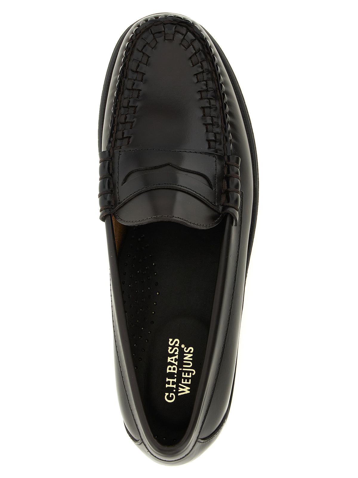 G.H. BASS Men's Cowhide Leather Loafer Slip-On Shoes - Brown