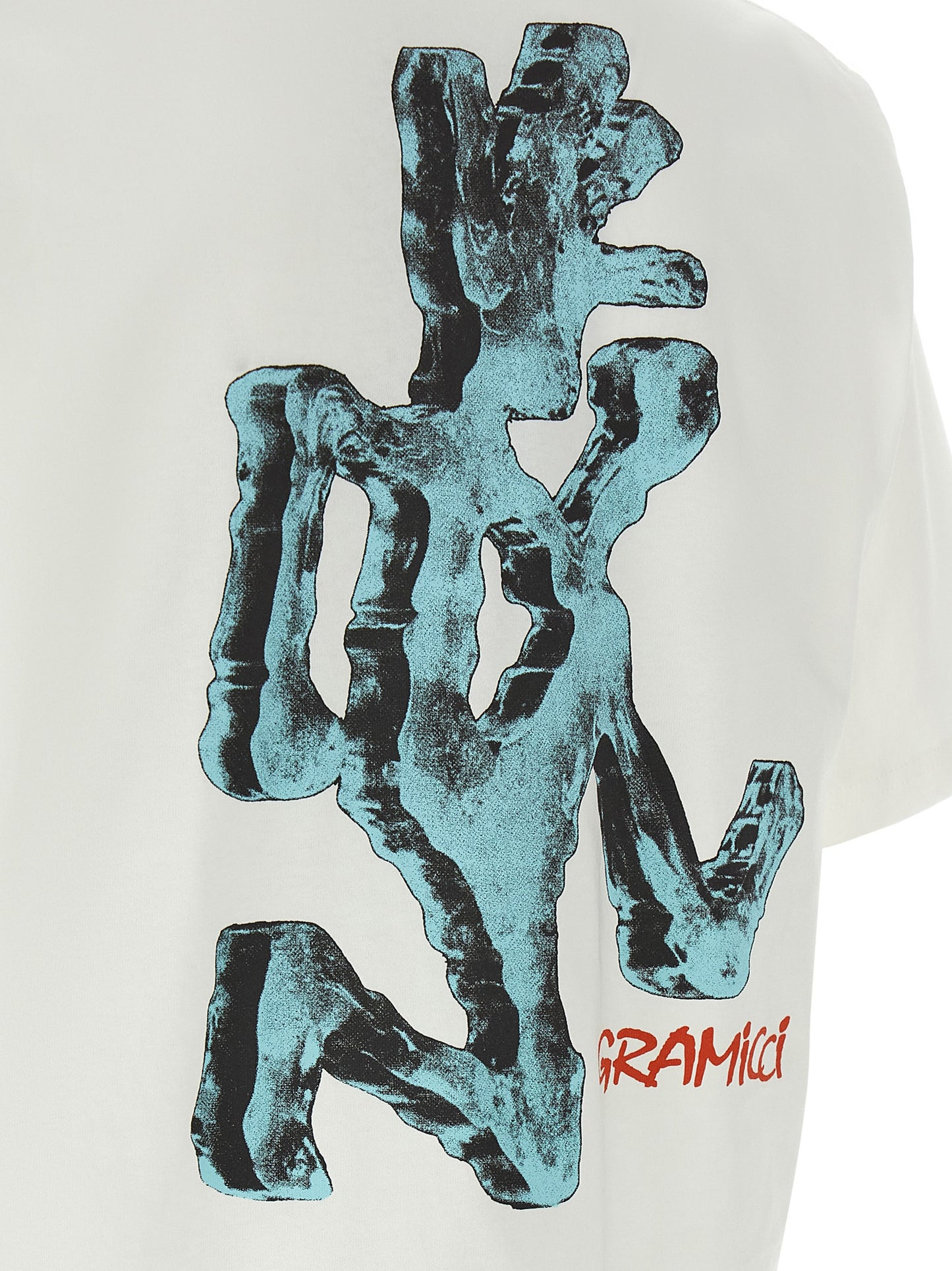 Gramicci Men's Cotton T-Shirt - White Print