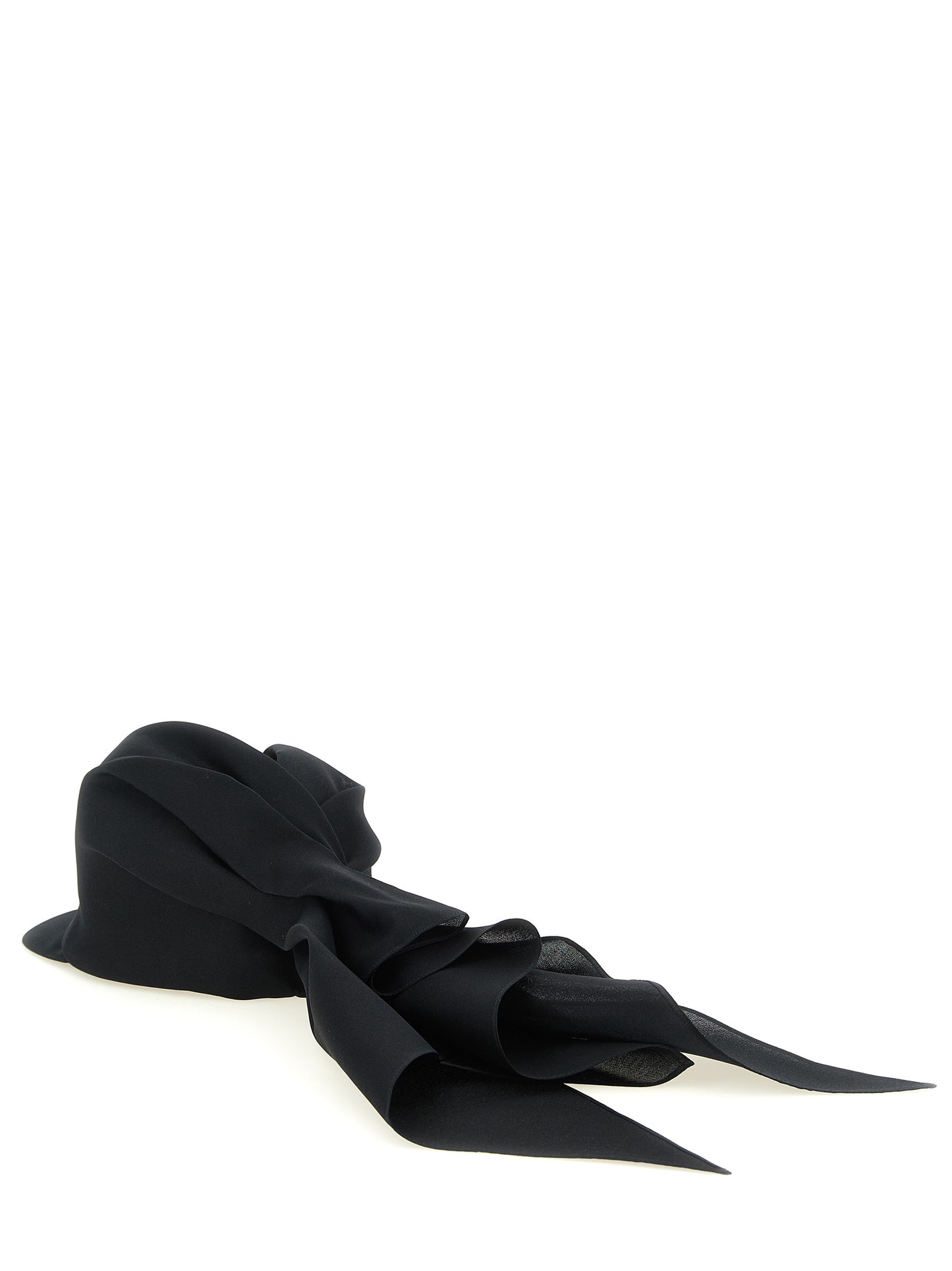Balenciaga Silk Baseball Cap - Black