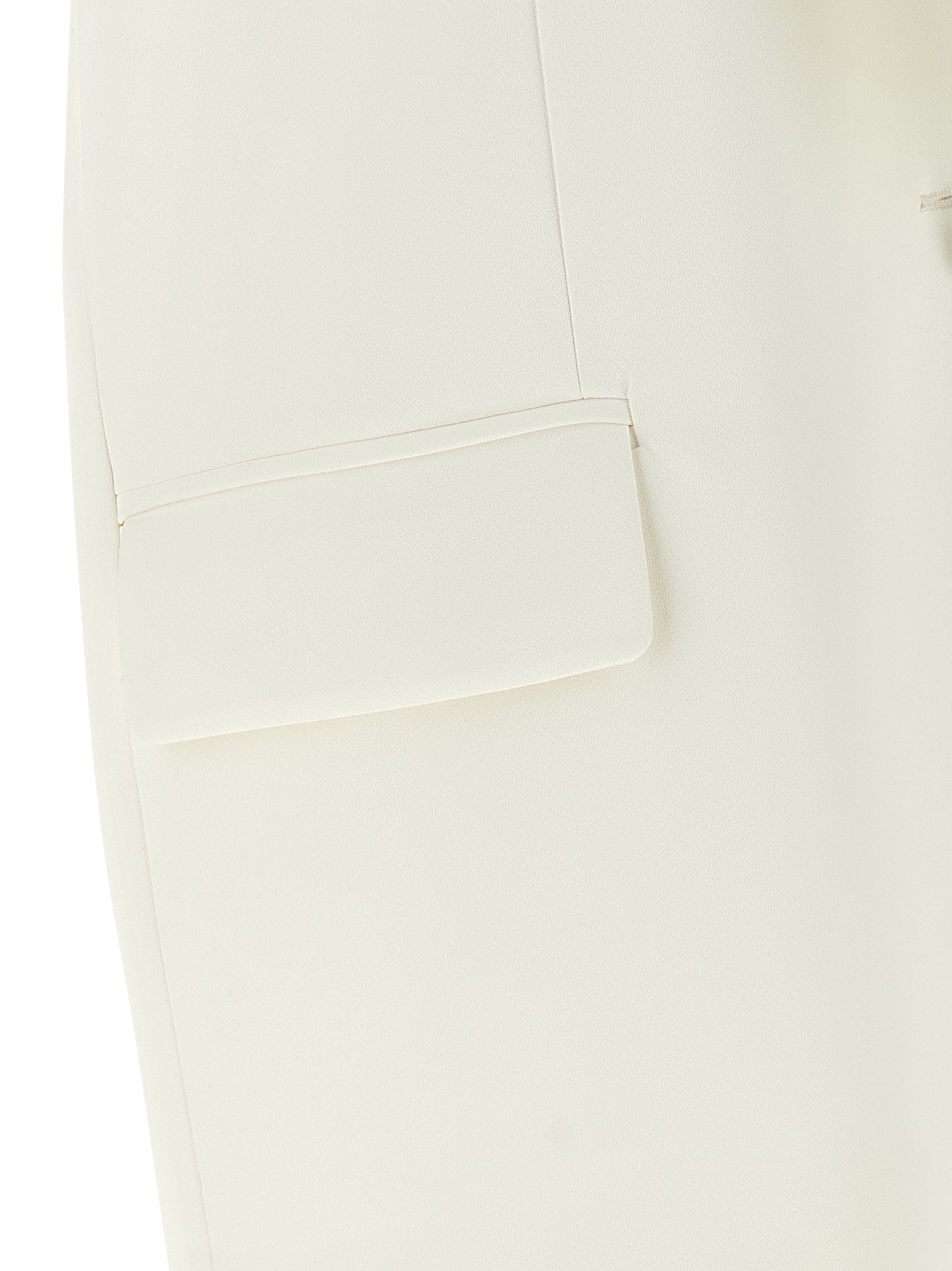 DI.LA3 PARI' White Viscose Sleeveless Jacket