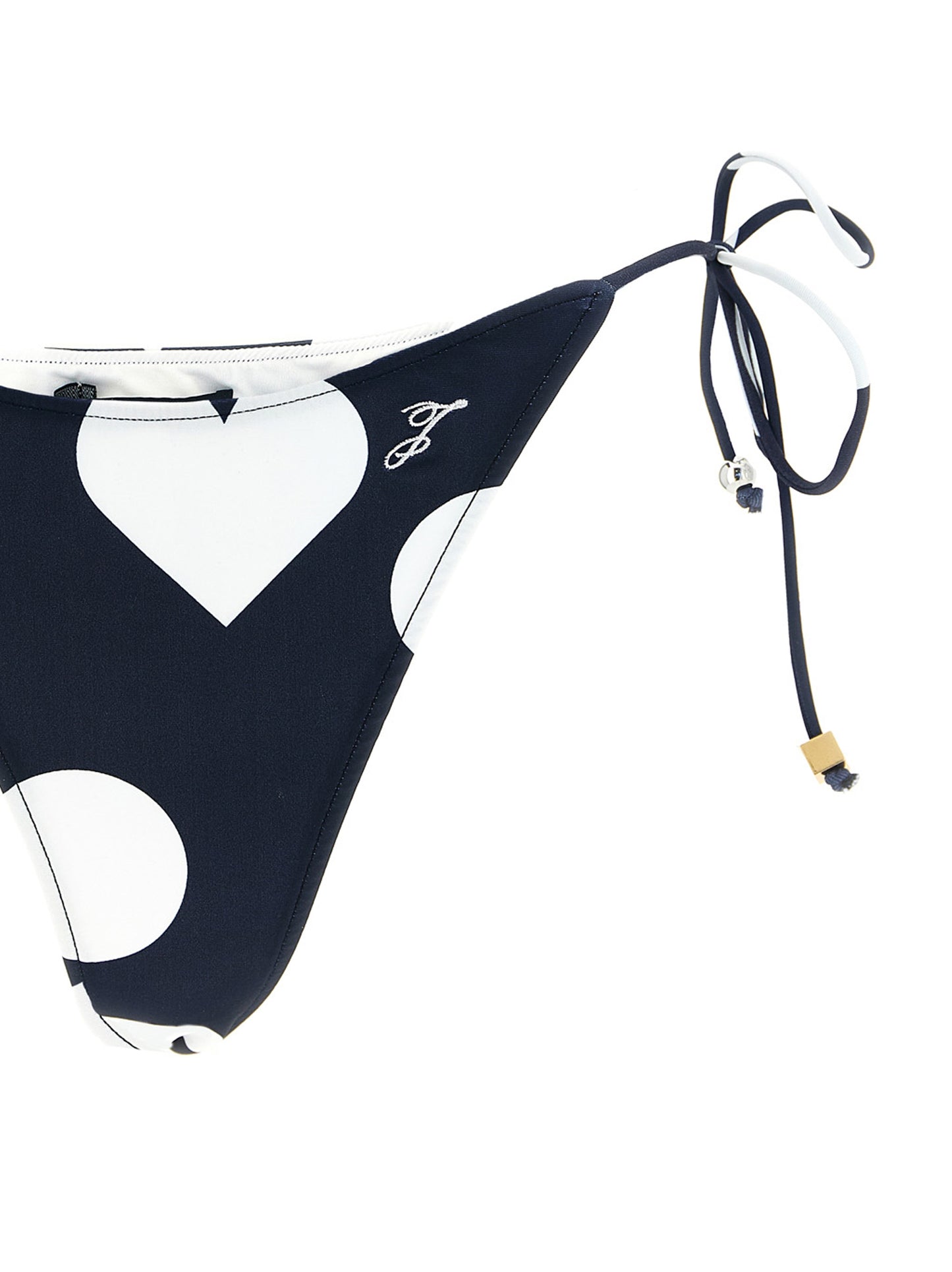 Jacquemus Women's Stretch Polyamide Bikini - Blue Patterned