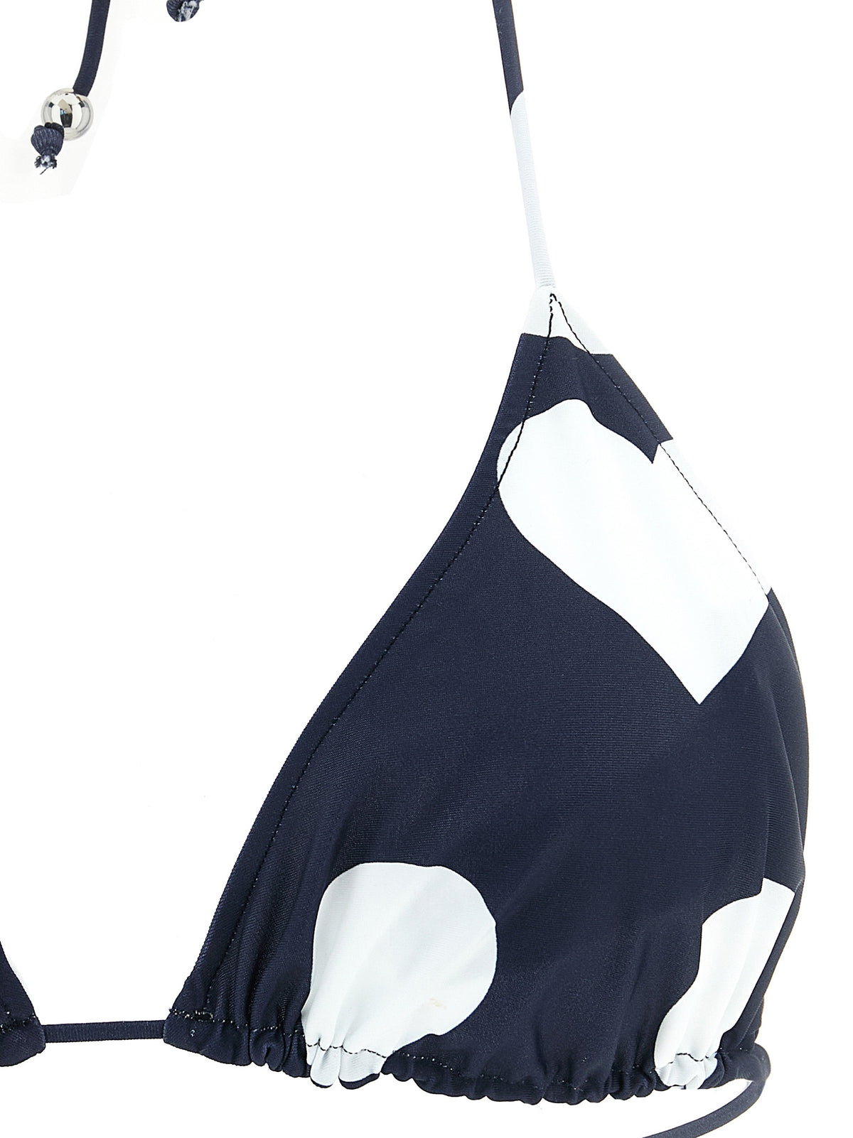 Jacquemus Waves Women's Stretch Polyamide Swimwear Top - Blue