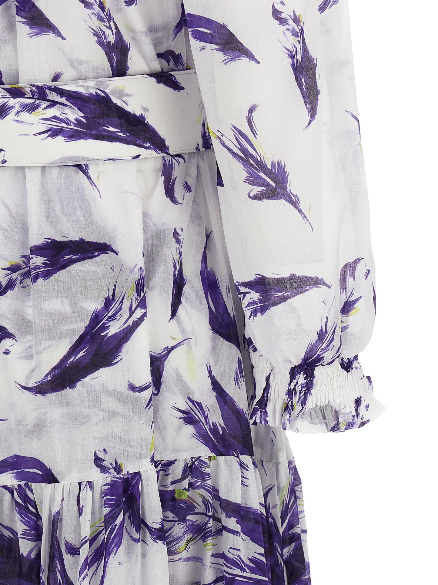 SAMANTHA SUNG Purple Cotton Long Dress