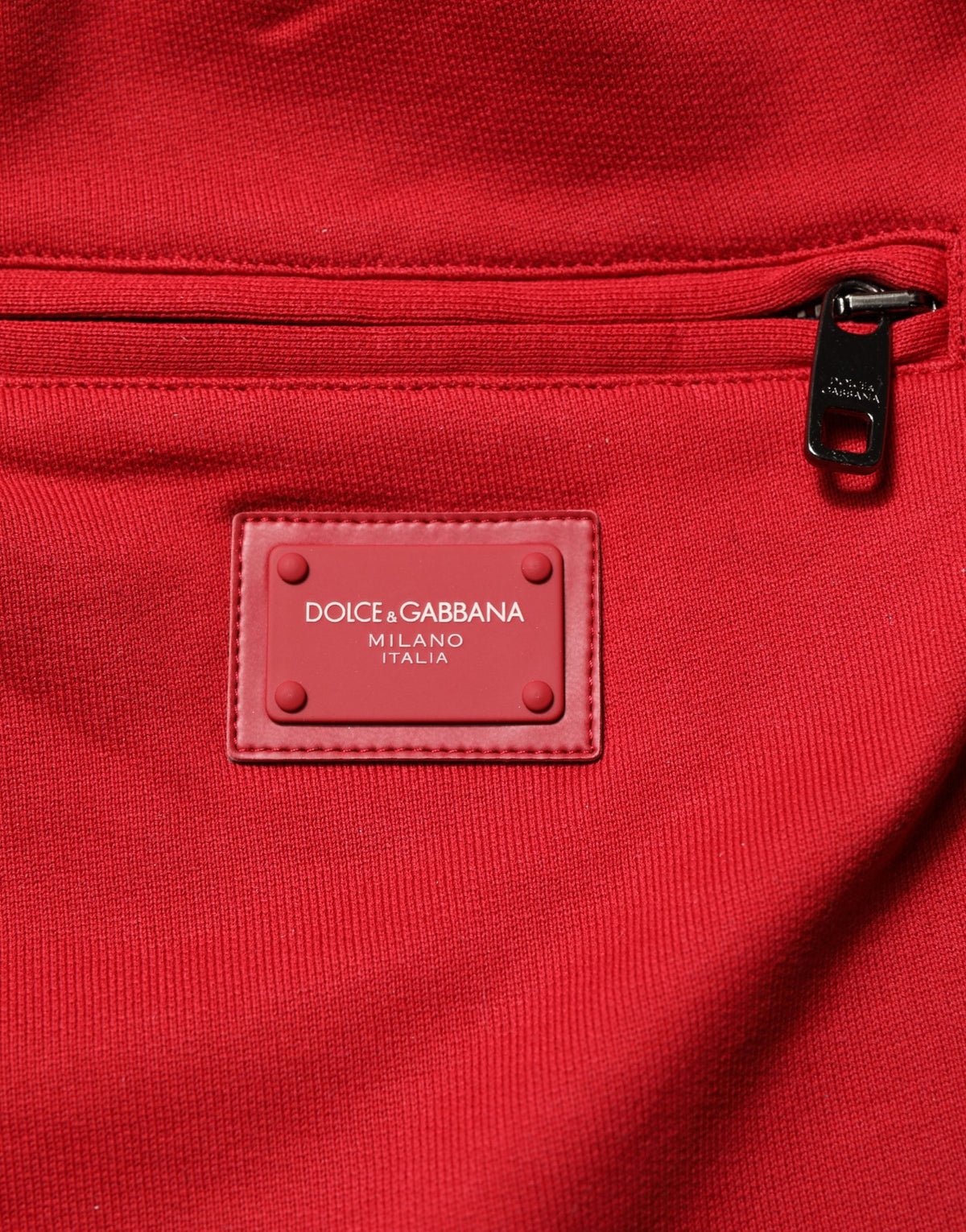 Dolce & Gabbana Men's Stretch Cotton Jogger Sweatpants - Red