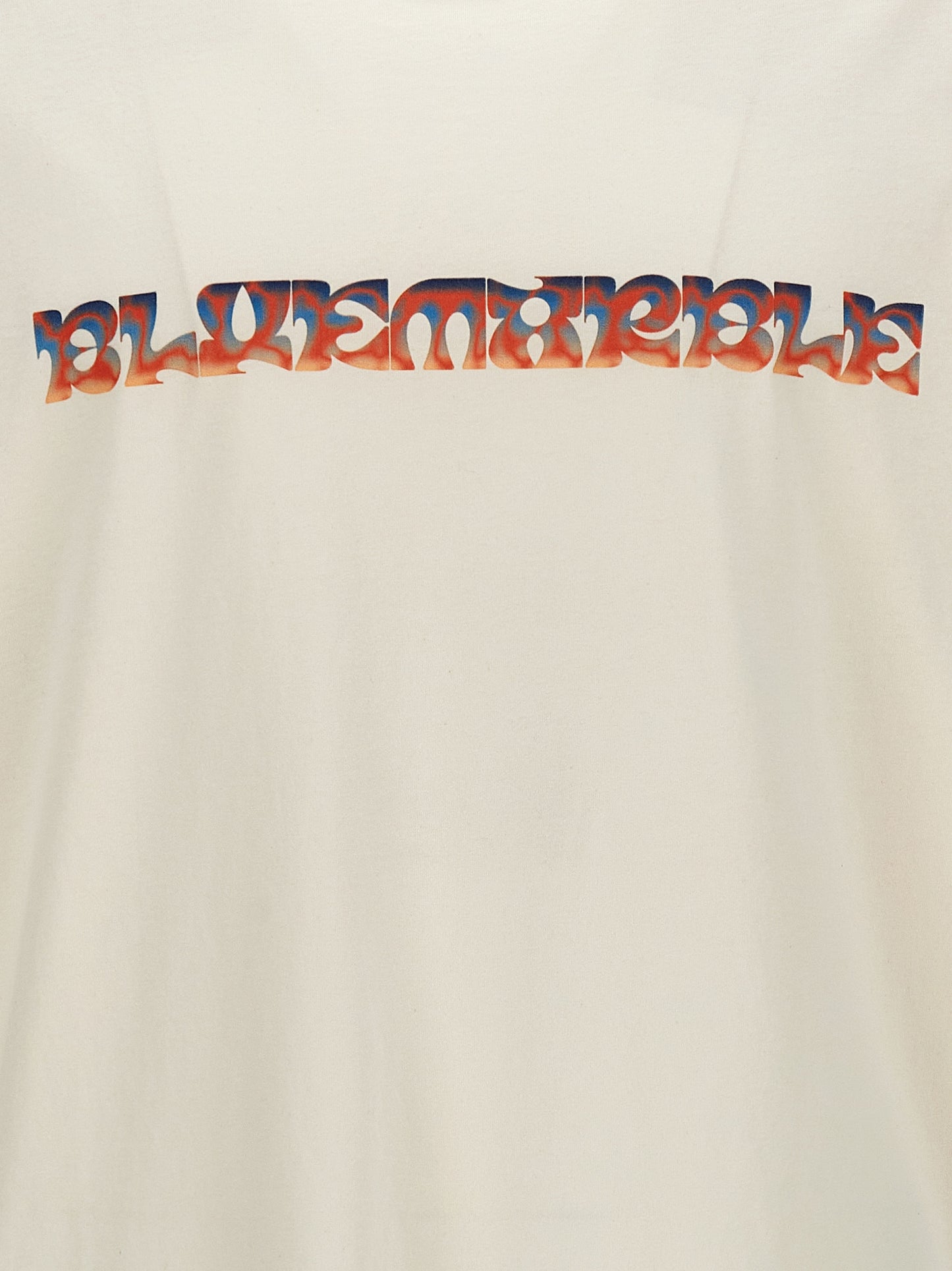 T-Shirt by Bluemarble for men in cotton white & print features an edgy silhouette, meticulously detailed with a sophisticated and for a truly edgy finish.