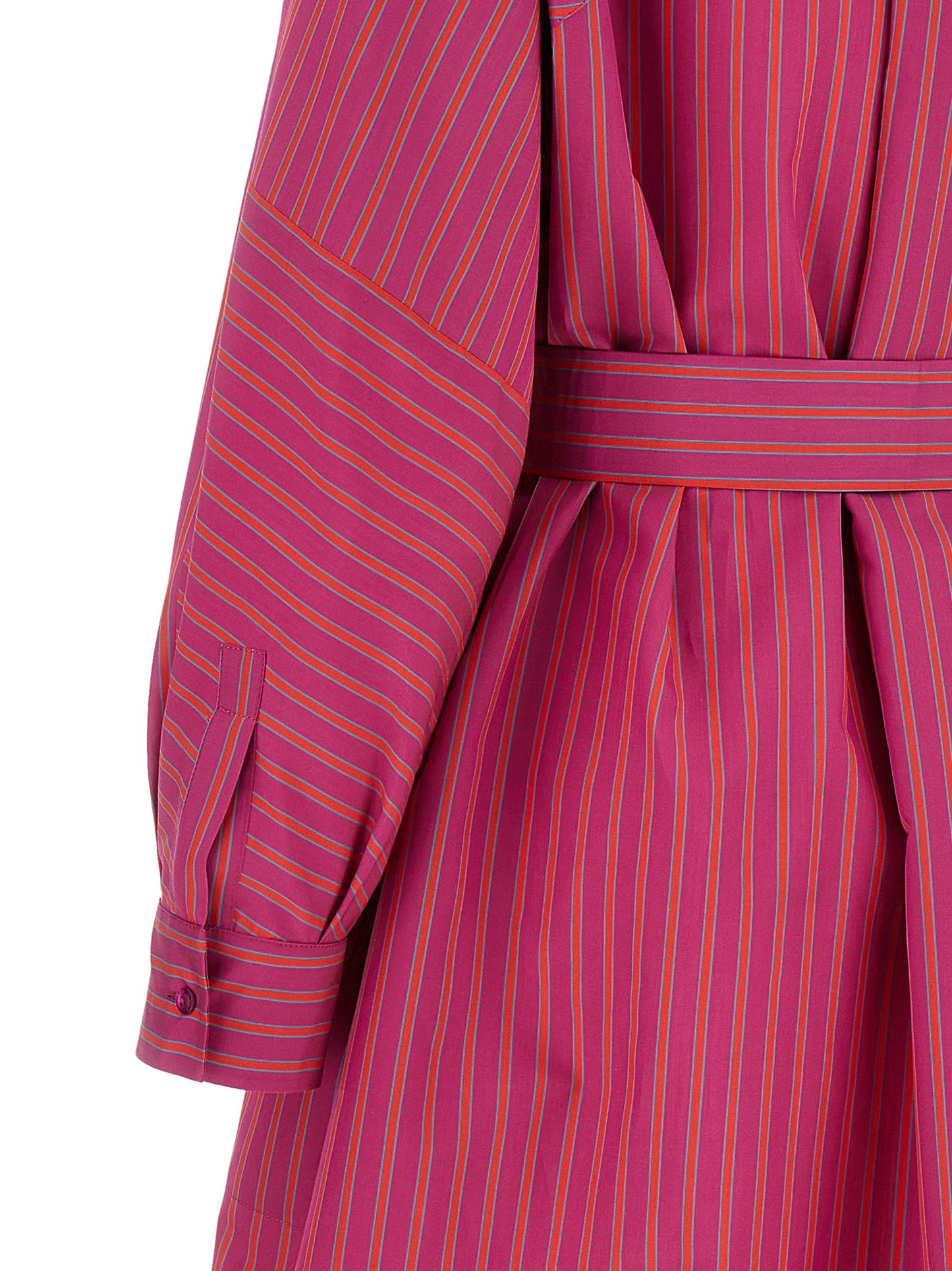 Max Mara Women's Cotton & Silk Dress - Purple Striped