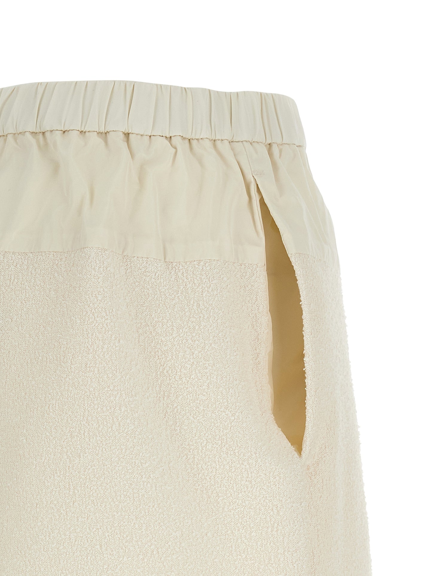 Moncler Women's Polyester & Nylon Bermuda Shorts - White