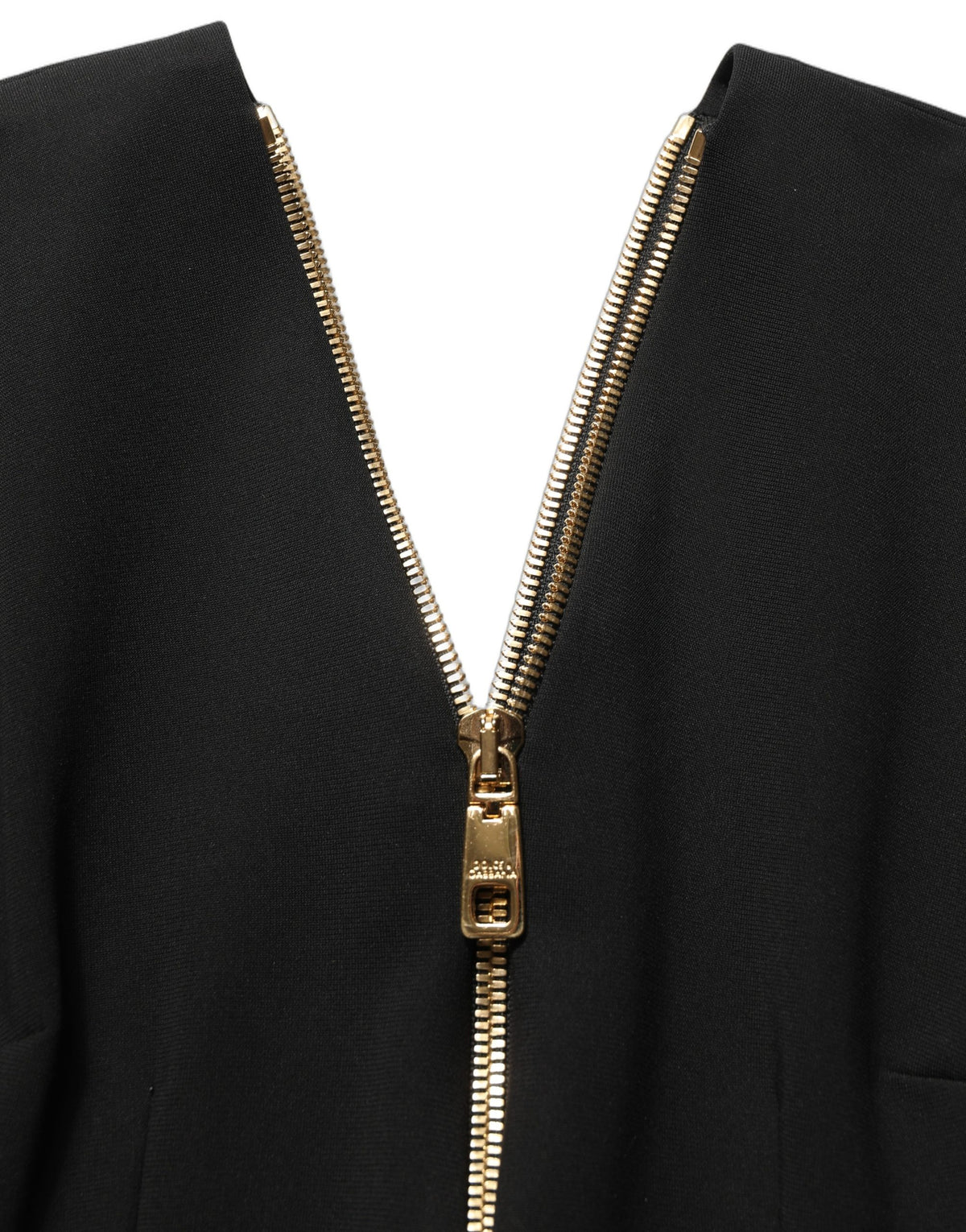 Dolce & Gabbana Women's Sheath Long-Sleeve Stretch Viscose & Nylon Midi Dress - Black Gold