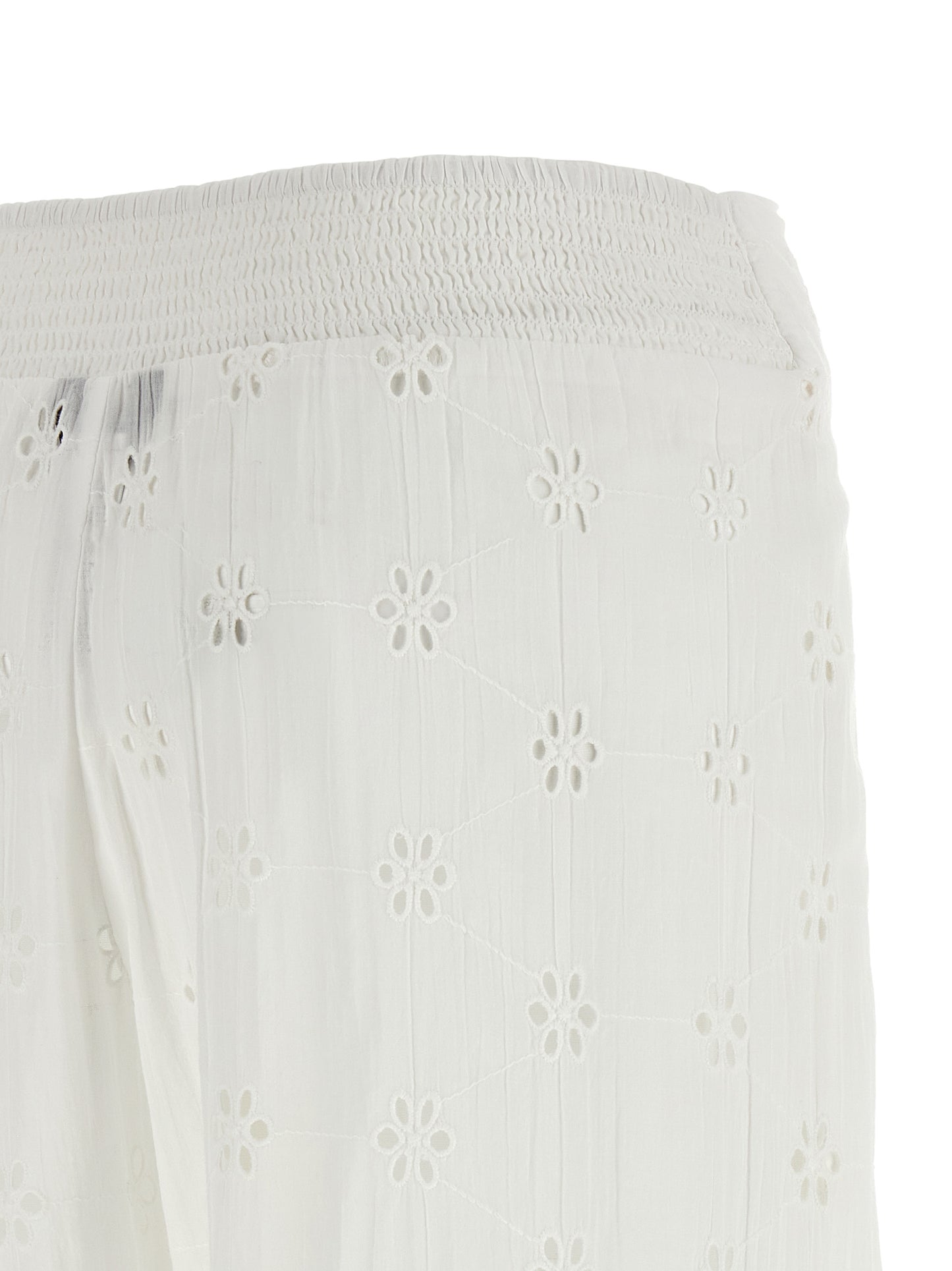 Polo Ralph Lauren White Cotton Casual Pants