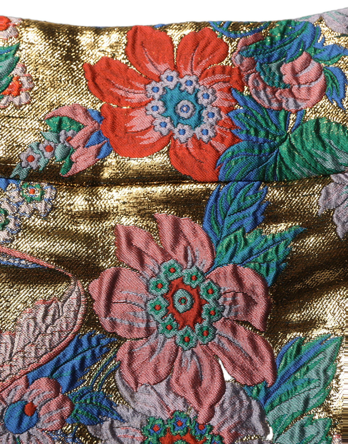 Skirt by Dolce & Gabbana for women in nylon polyester & silk multicolor, floral & jacquard features a sublime silhouette, showcasing the sublime design of the Women's Wrap Mid Rise Nylon Polyester & Silk Mini Skirt in a sophisticated mini.