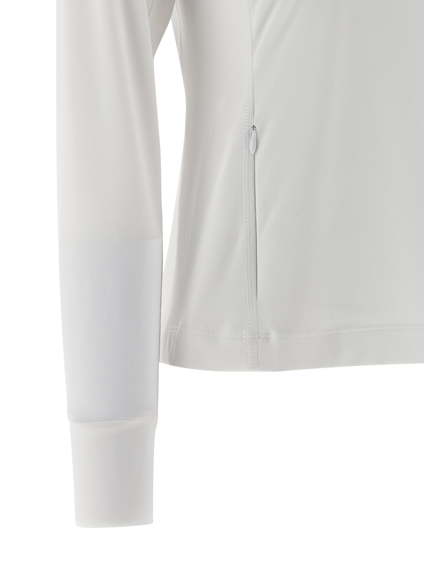 Cardigan by Brunello Cucinelli for women in stretch polyamide polyester white features an crisp silhouette, showcasing a sophisticated and detail for a truly crisp finish.