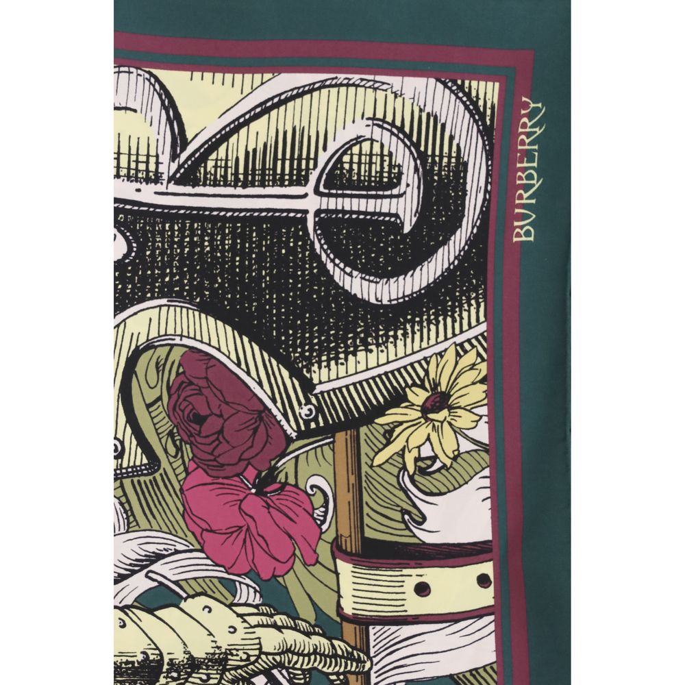Burberry Silk Twill Scarf - Bicolour Print