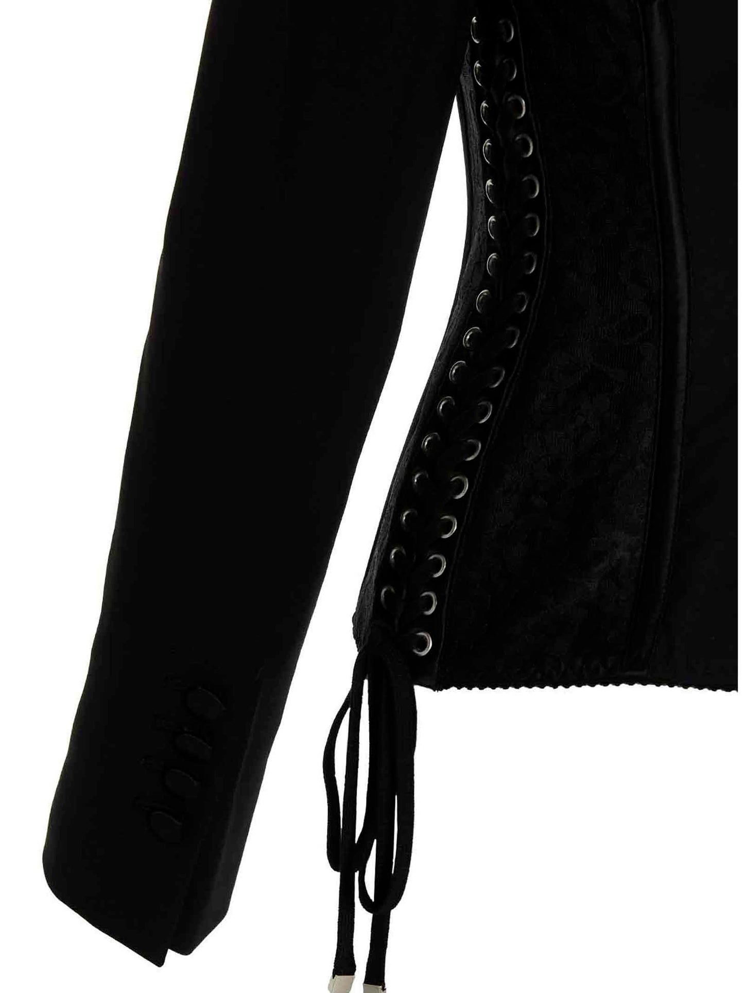 Dolce & Gabbana Black Virgin Wool Blazer