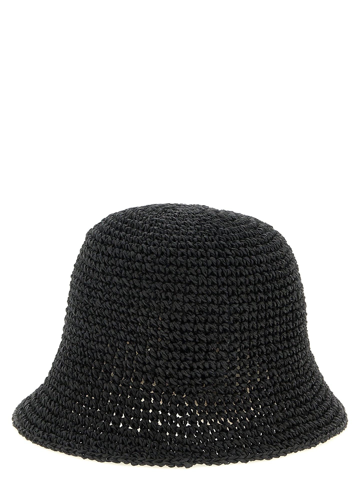 Maison Michel Black Papier Bucket Hat