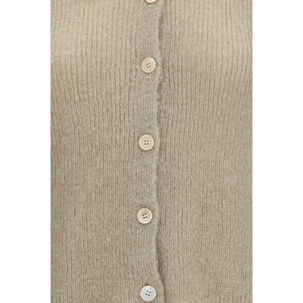 Our Legacy Women's Regular Fit Polyamide Merino & Alpaca Wool Sweater - Beige