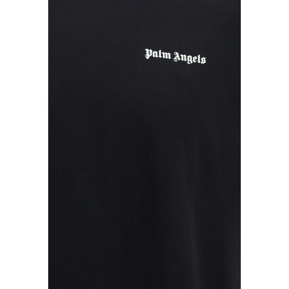 Palm Angels Black Cotton T-Shirt