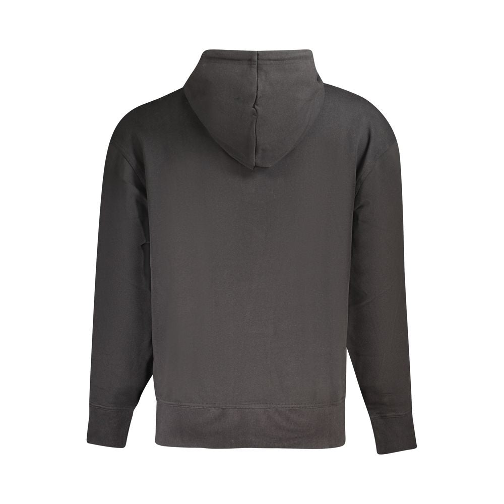 Hooded Sweatshirt Hoodie by Hugo Boss for men in cotton black & print features an luminous silhouette, showcasing a sophisticated and for a truly luminous look.