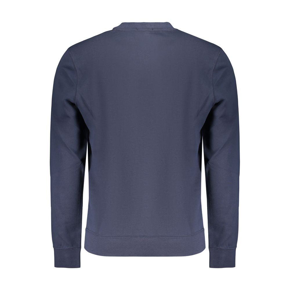 Calvin Klein Men's Crew Neck Cotton Sweatshirt - Blue Print