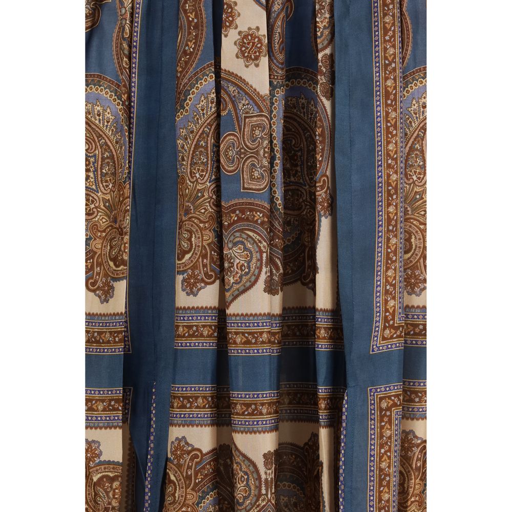 Zimmermann Women's Sleeveless Silk Maxi Long Dress - Multicolor