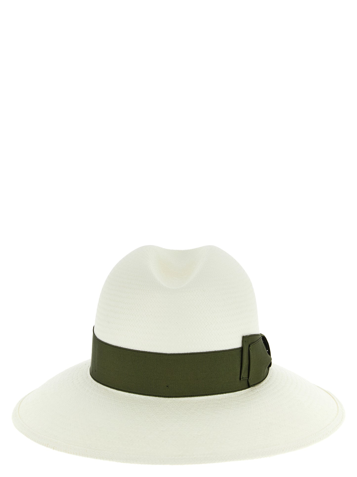 Borsalino Fedora Hemp & Straw - Bicolour Green
