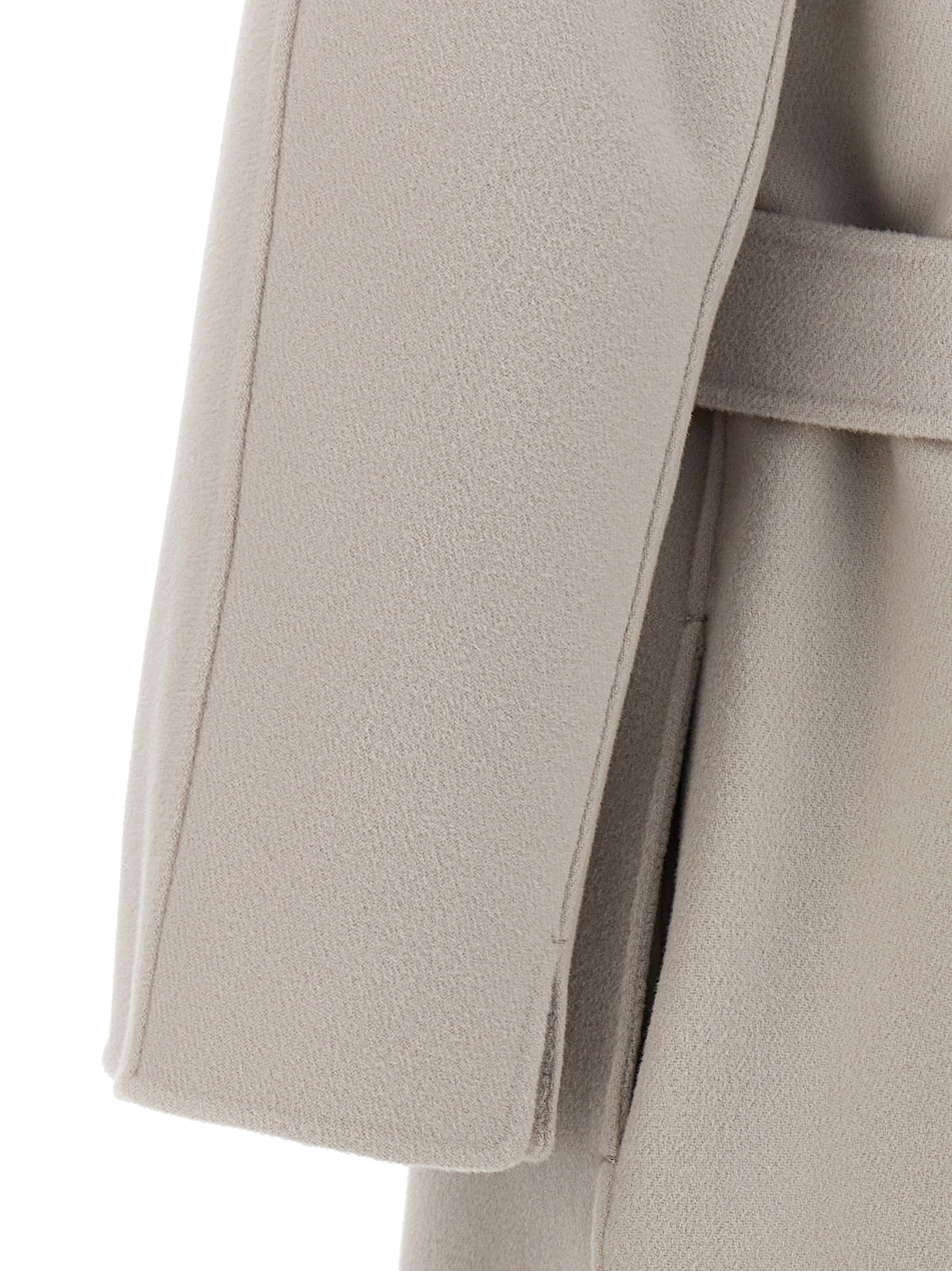 S Max Mara Women's Virgin Wool Overcoat - Beige