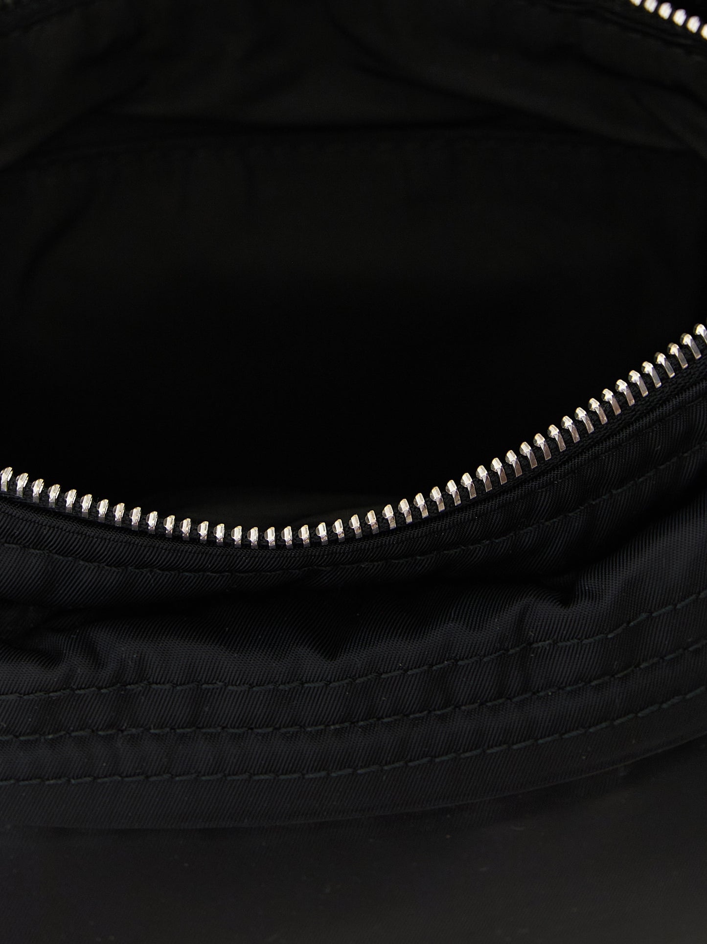 Maison Margiela Four Stitches Zip Camera Faux Patent Leather Crossbody Messenger Bag - Black