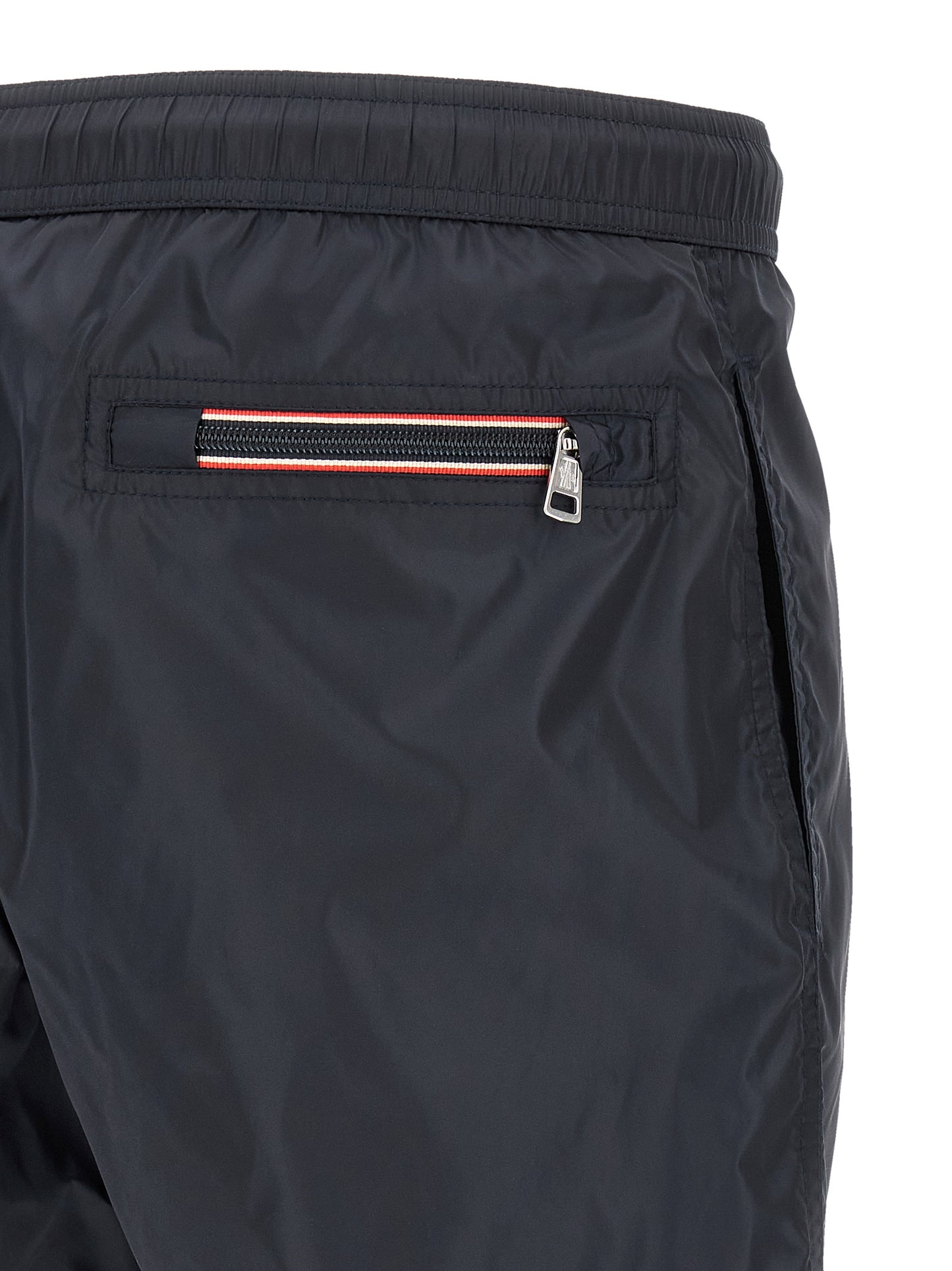 Moncler Men's Polyamide Canvas Cargo Shorts - Blue