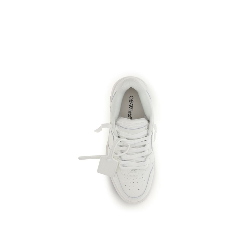 Off-White Women's Low Top Bos Taurus Calf Leather Sneakers - White Signature