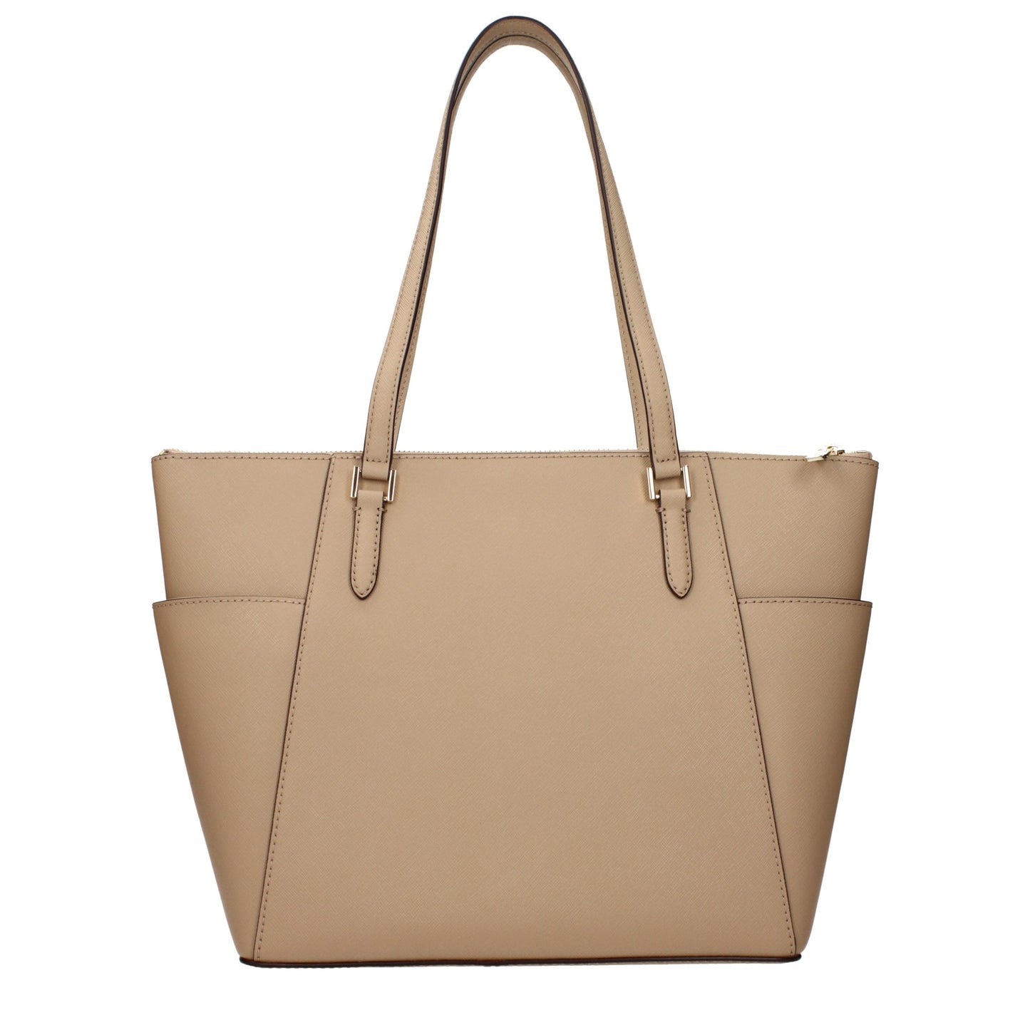 Shoulder Bag by Michael Kors for women in leather beige features a effortless chic silhouette with a secure , ample , and versatile shoulder-strap for a effortless chic finish.