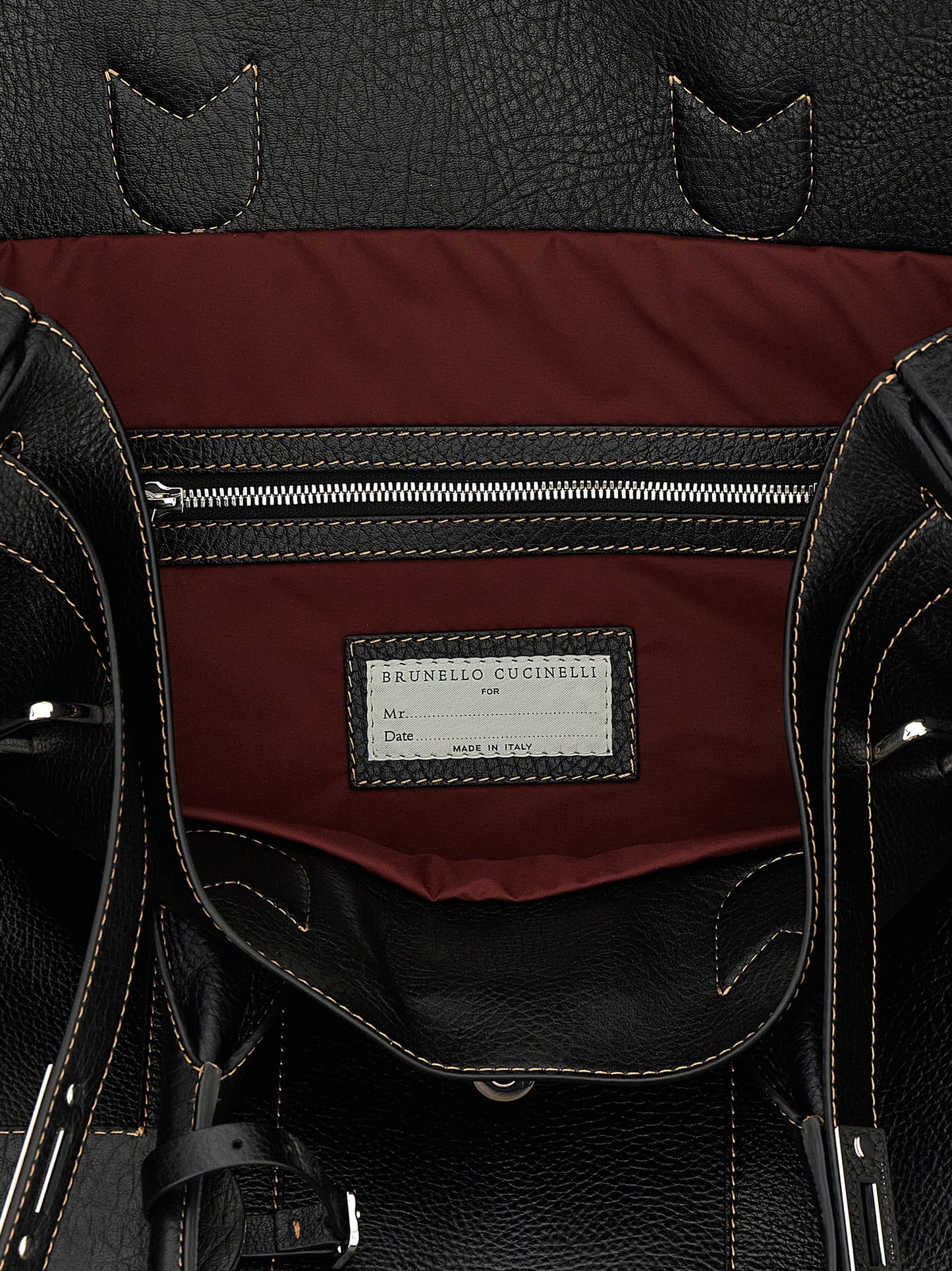 Brunello Cucinelli Black Calfskin Accessories