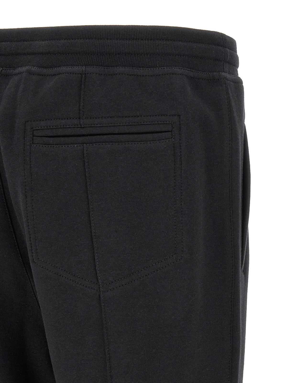 Brunello Cucinelli Men's Tapered Leg Cashmere & Silk Joggers - Black Silver