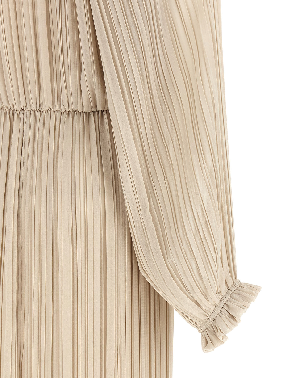 Fabiana Filippi Women's Polyester Long Dress - Beige Gold Sand