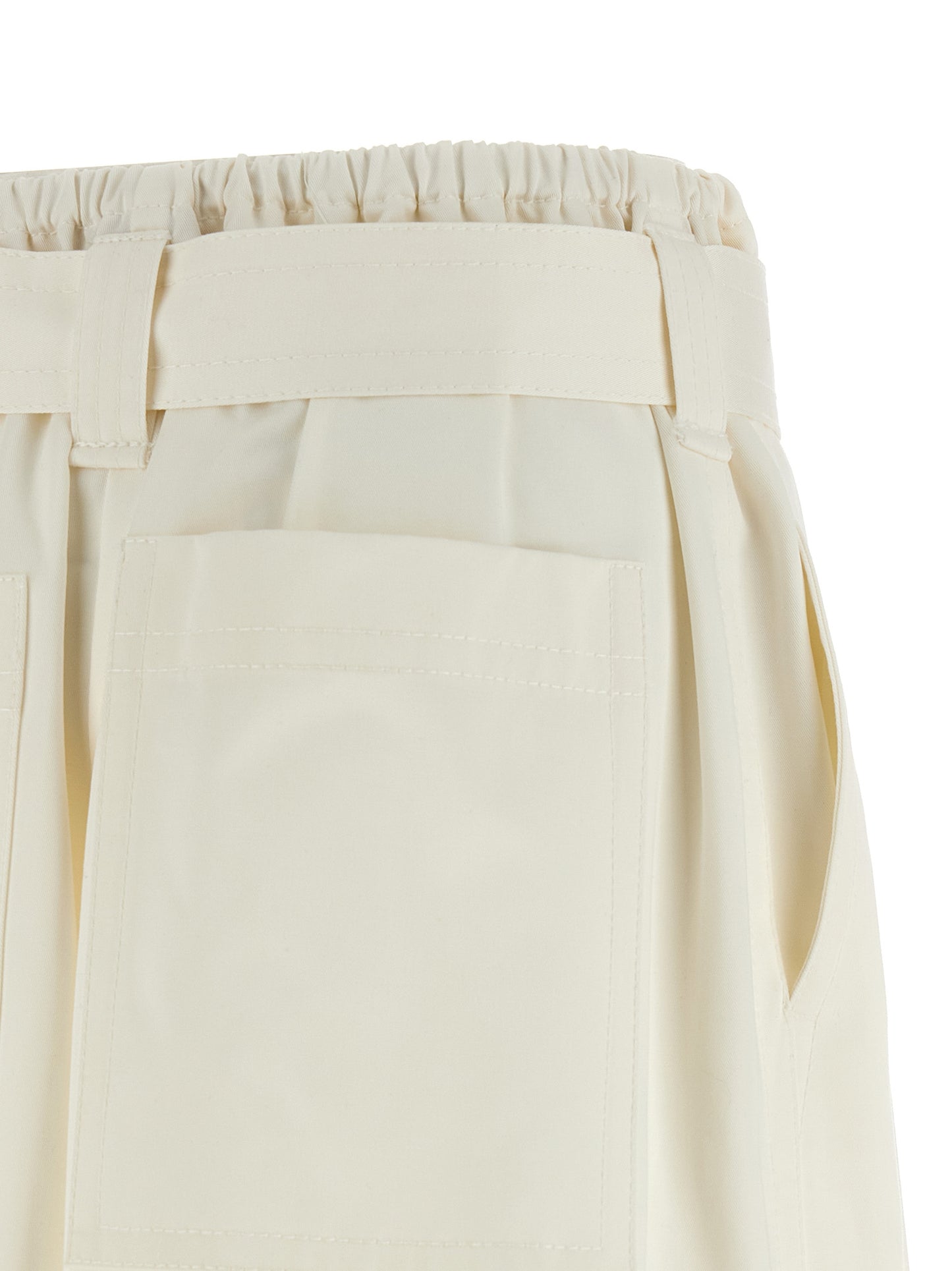 Zimmermann Women's Wide Cotton Bermuda Shorts - White