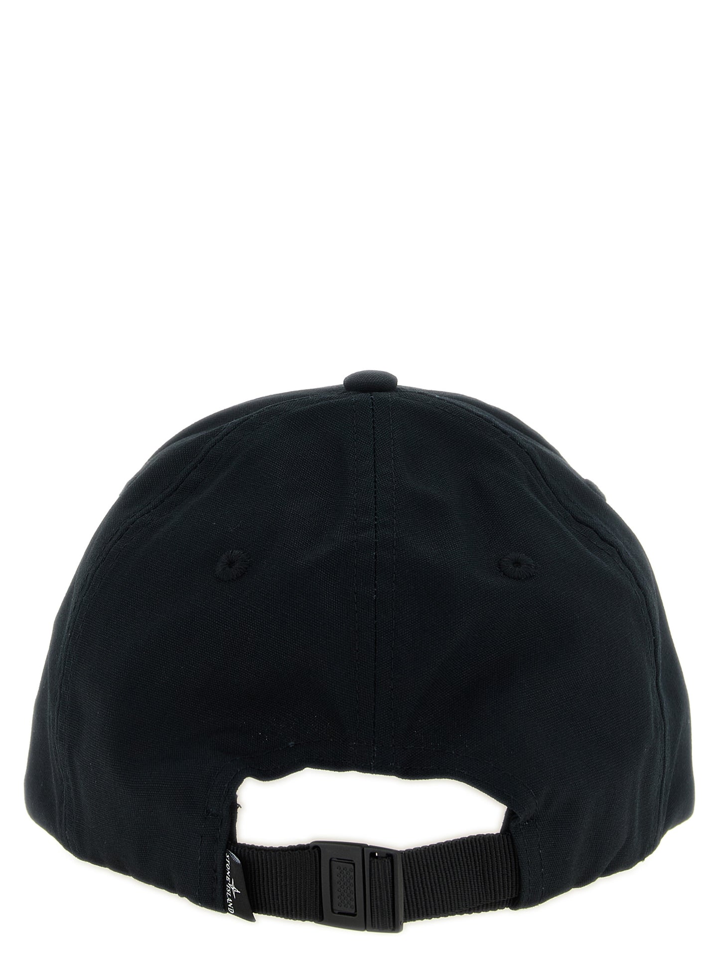 Stone Island Cotton Baseball Cap - Black