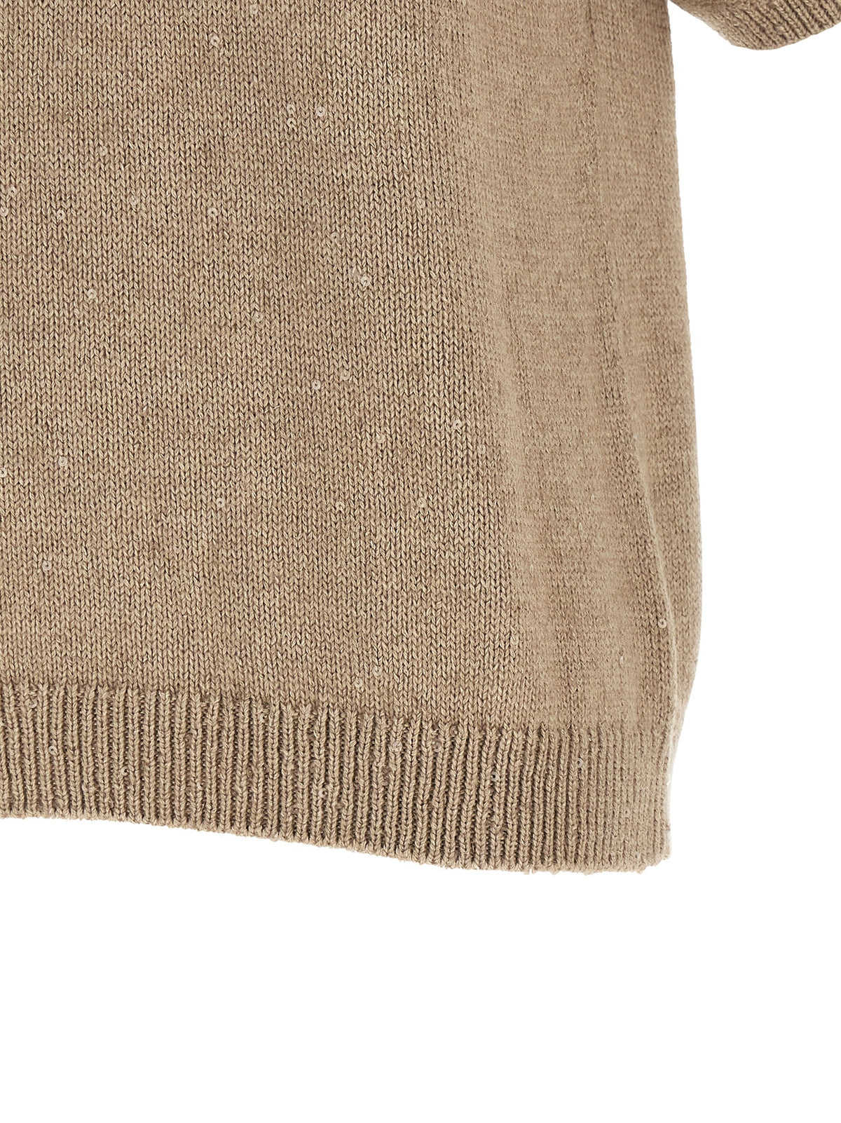 Brunello Cucinelli Women's Relaxed Fit Cashmere Silk Sequins Cardigan - Beige