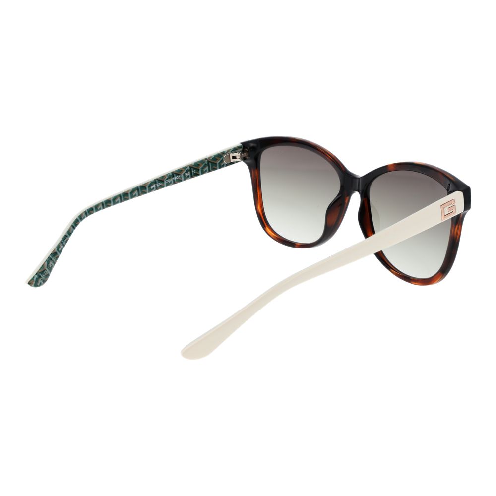 Guess Butterfly Gradient Medium-Tint Metal Sunglasses - Brown