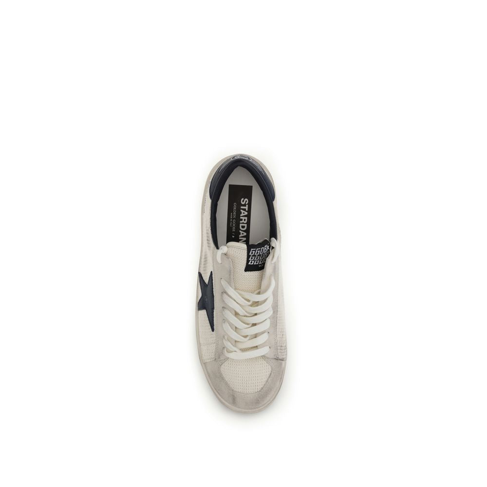 Golden Goose Icons Star Men's Basketball Bos Taurus Suede Calf Leather Acrylic & Cotton Athletic Sneakers - Beige Signature