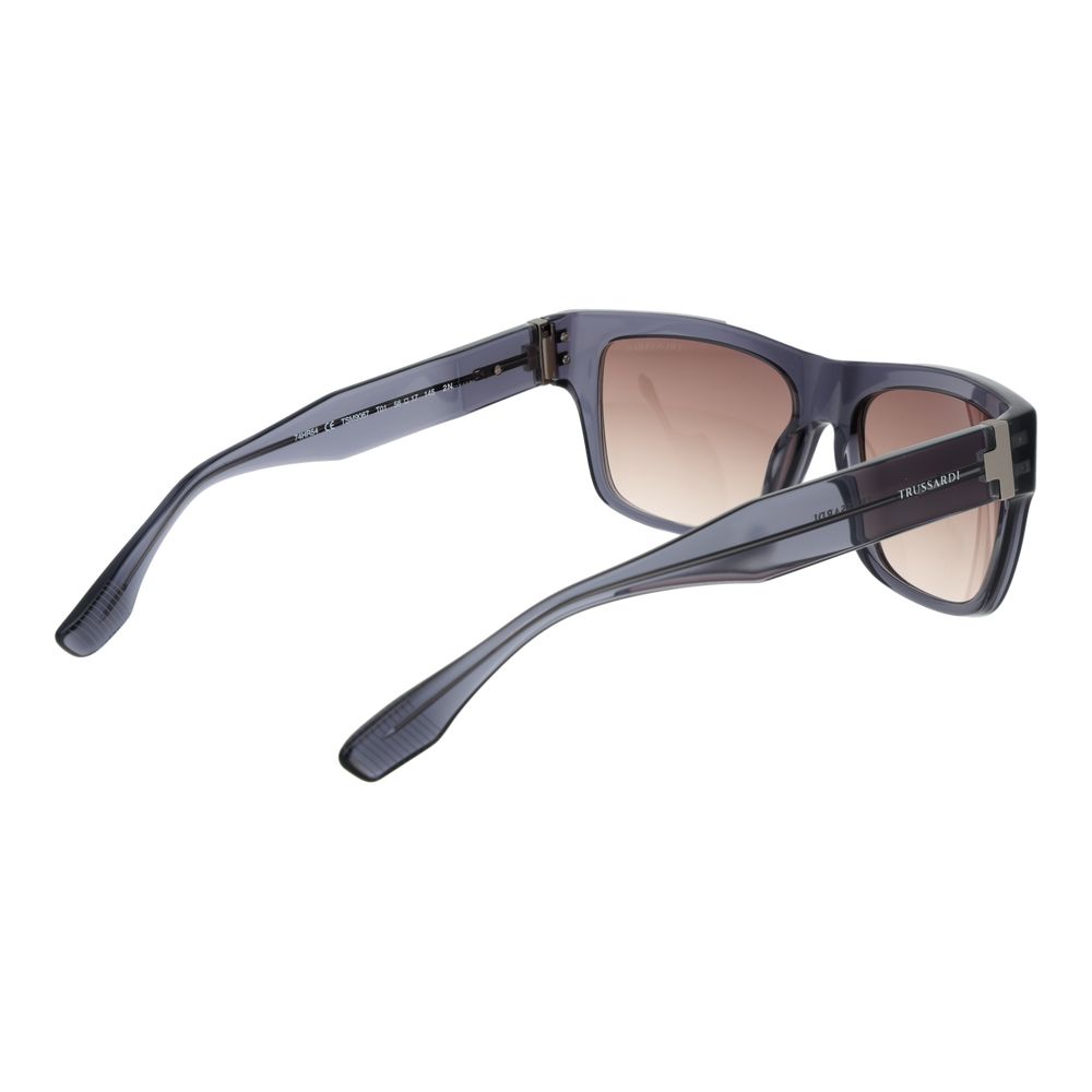 Trussardi Square Gradient Medium-Tint Acetate Sunglasses - Grey