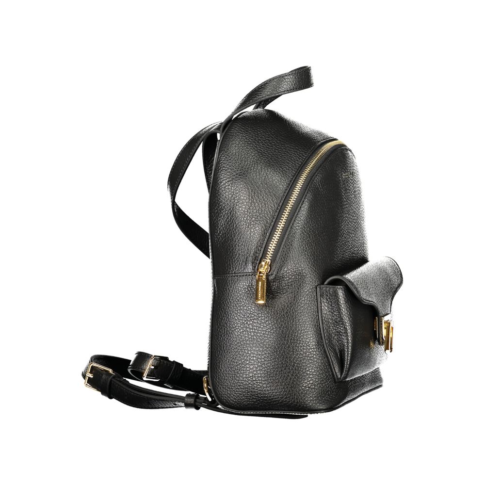 Coccinelle Beat Generation Leather Backpack - Black Signature