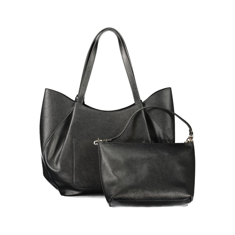 Guess Jeans Nero Poliuretano Women Handbag