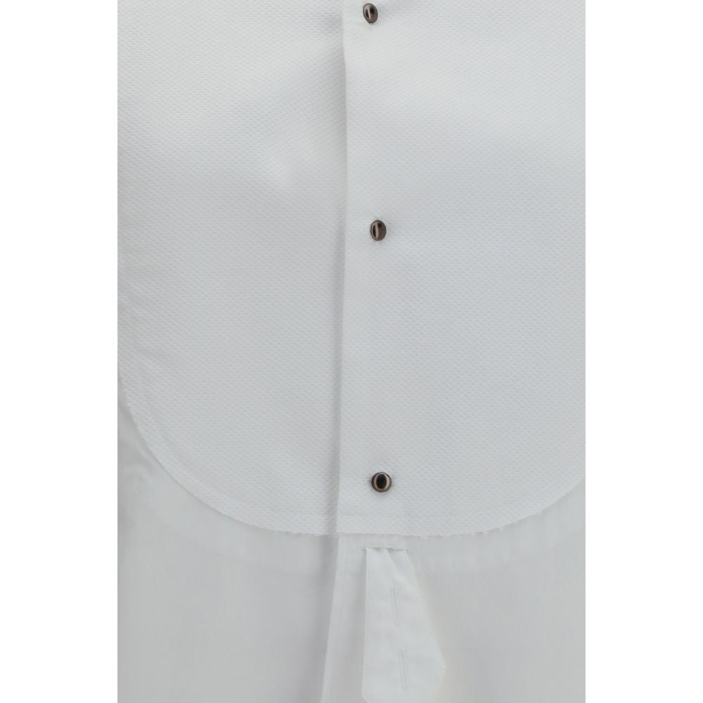 Dress Shirt by Maison Margiela for women in cotton white showcases a sublime silhouette, artfully detailed with a sublime and for a sophisticated, sublime finish.
