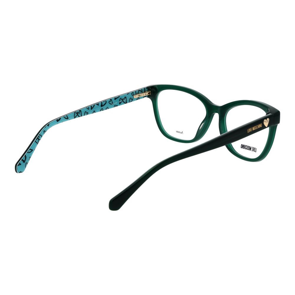 Love Moschino Women's Full-Rim Cat-Eye Acetate Eyeglasses Frames - Bicolor
