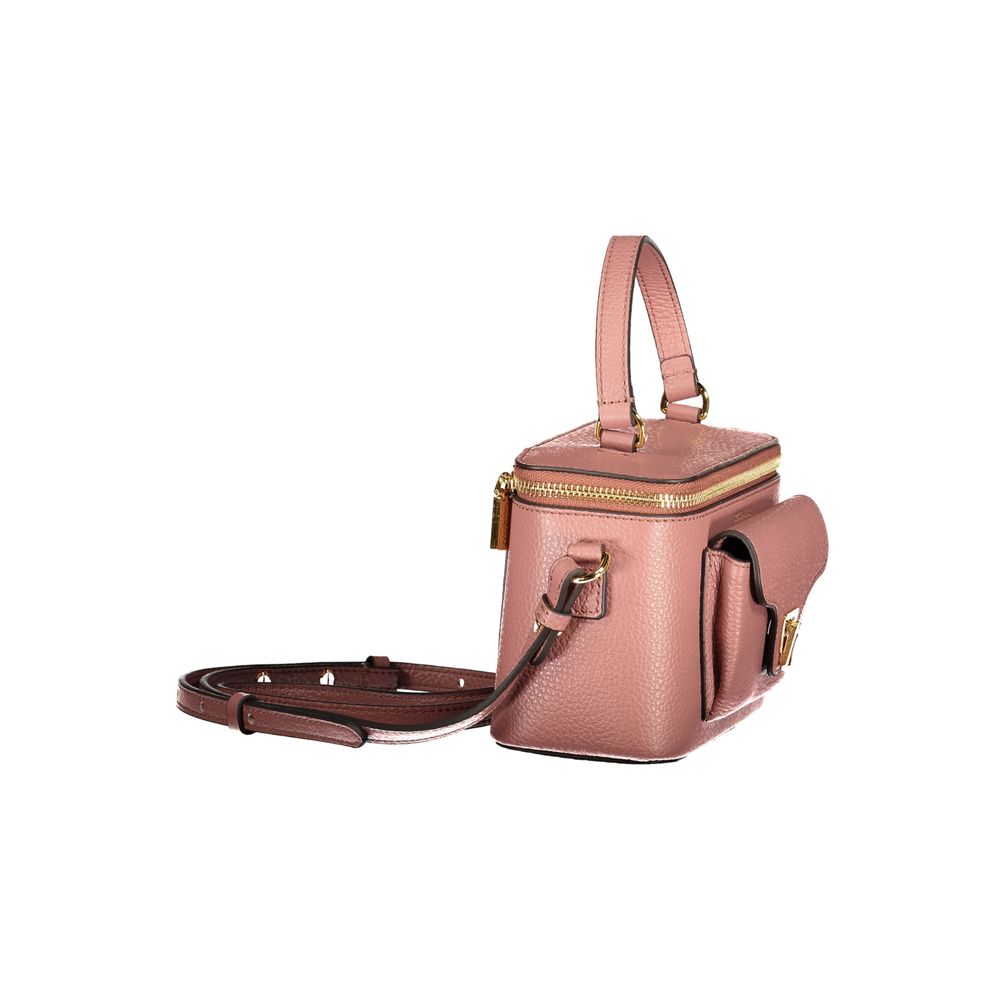 Coccinelle Beat Generation Leather Evening Handbag - Pink Signature