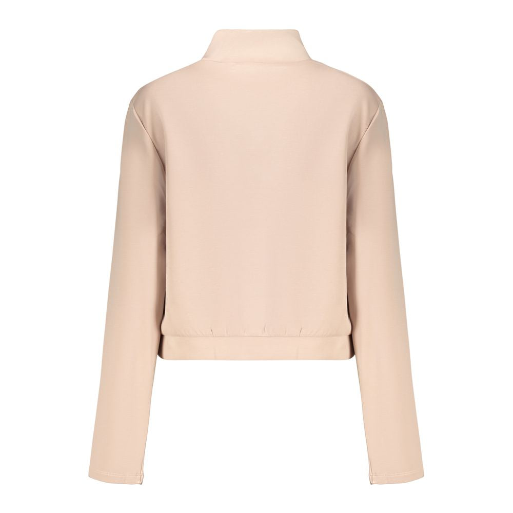 Guess Jeans Women's Turtleneck Modal & Stretch Polyester Sweatshirt - Pink