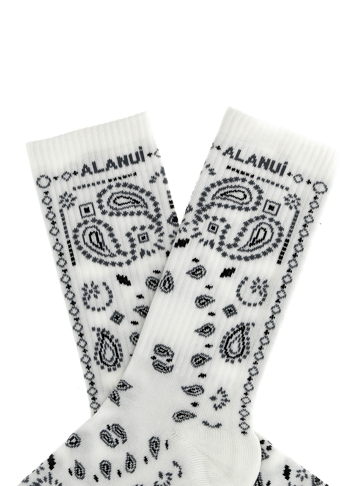 Alanui Bicolor Cotton Socks