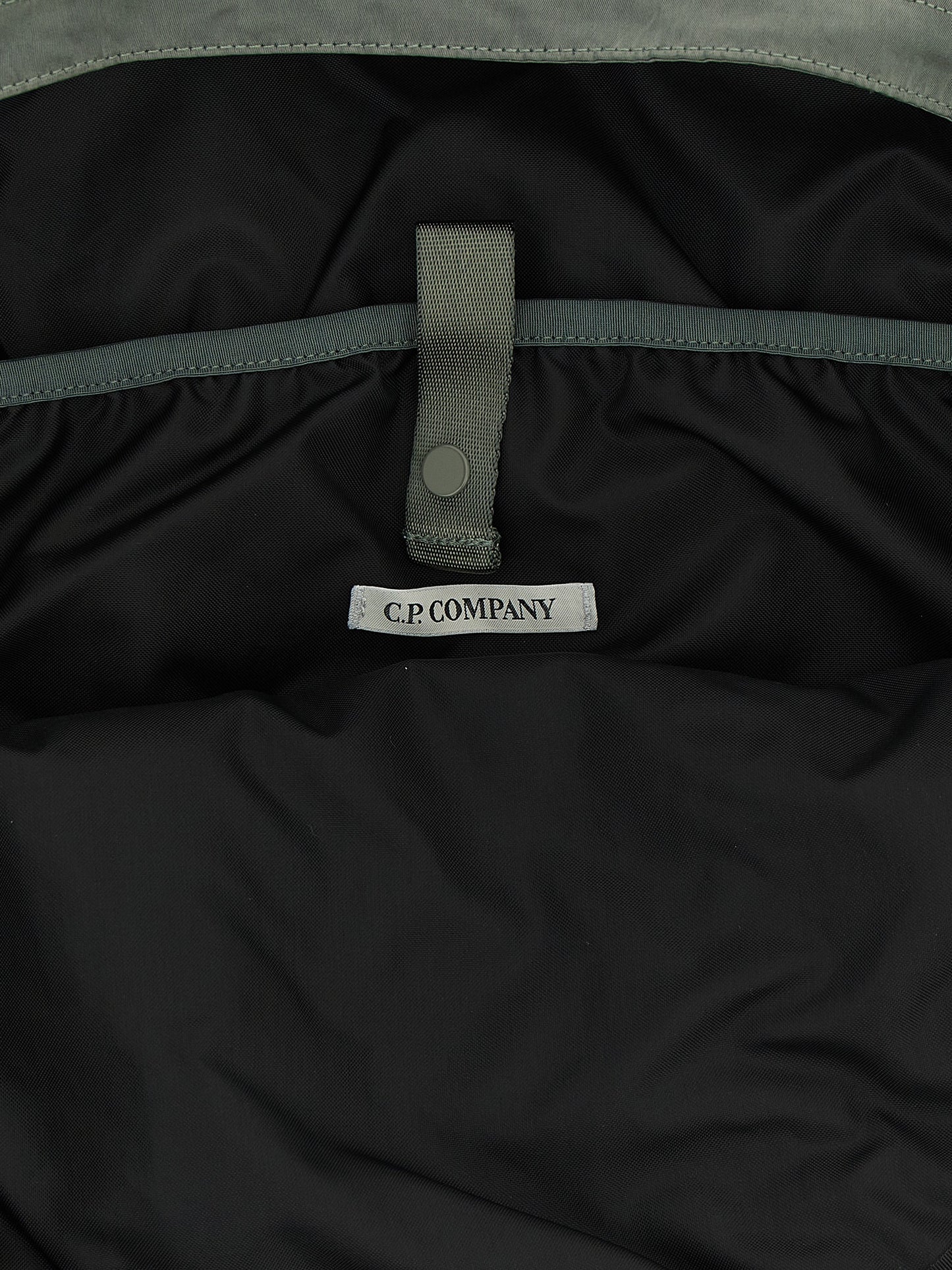 C.P. Company Nylon Lyocell Satin Backpack - Bicolour Green Signature