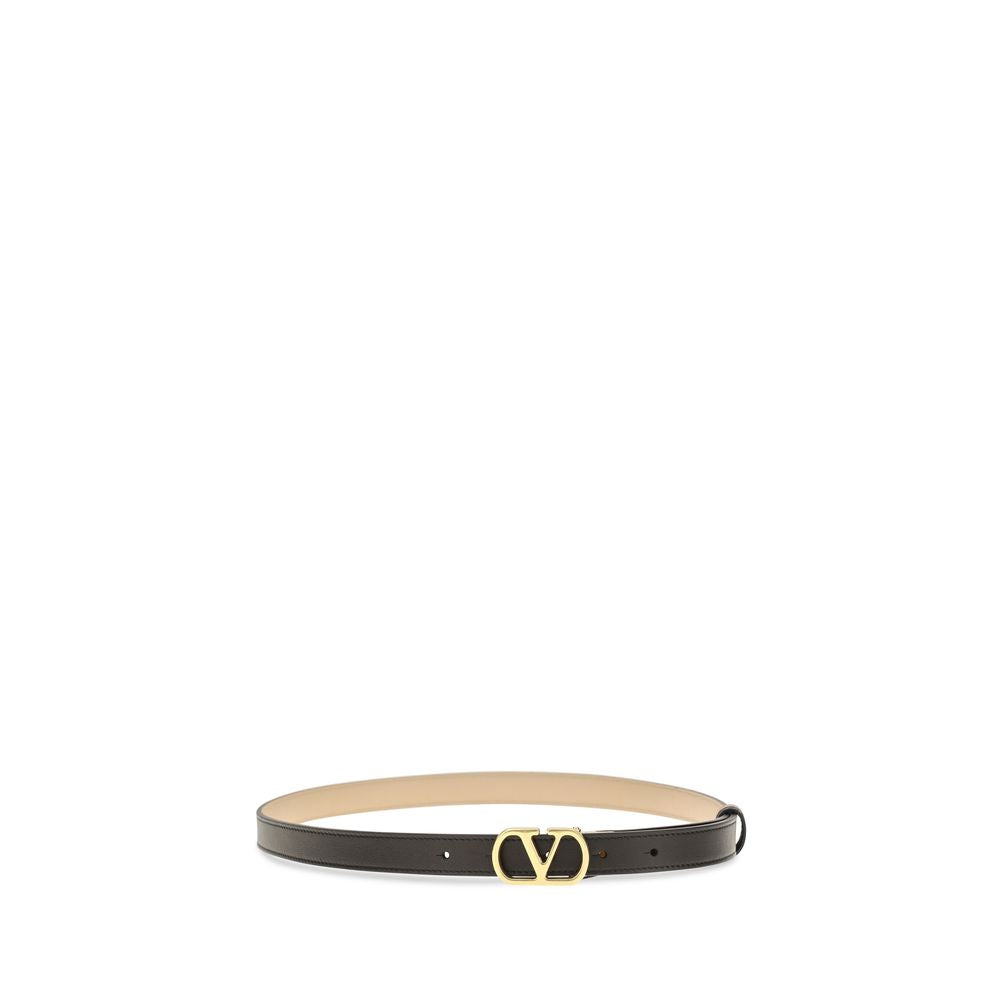 Belt by Valentino Garavani for women in leather black & signature features an distinguished design, perfectly showcasing the sophisticated craftsmanship of this distinguished V Logo Leather Belt.