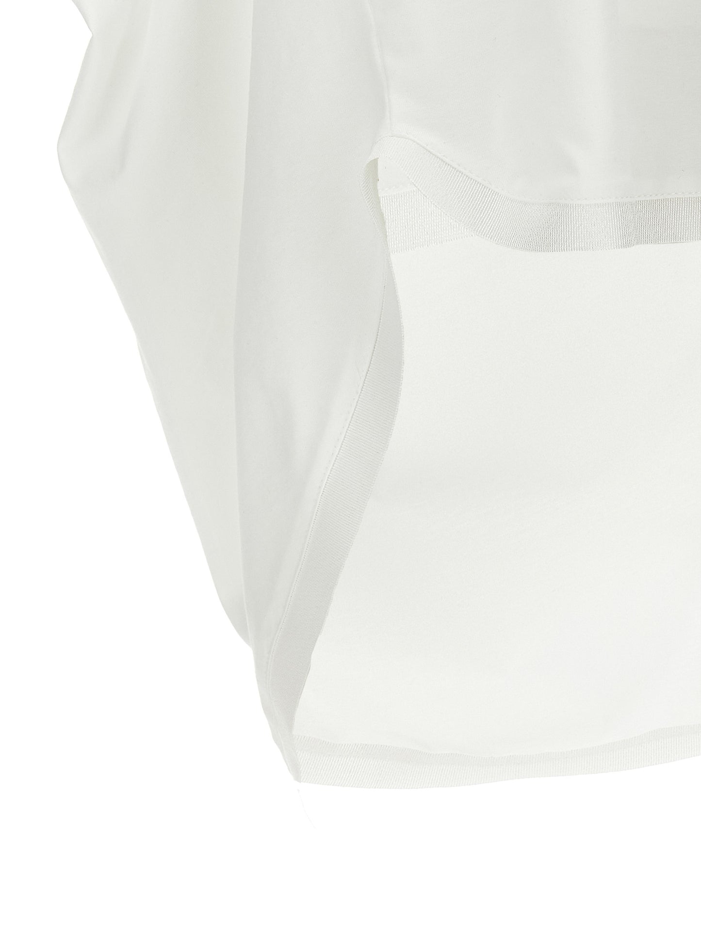 DI.LA3 PARI' White Cotton T-Shirt