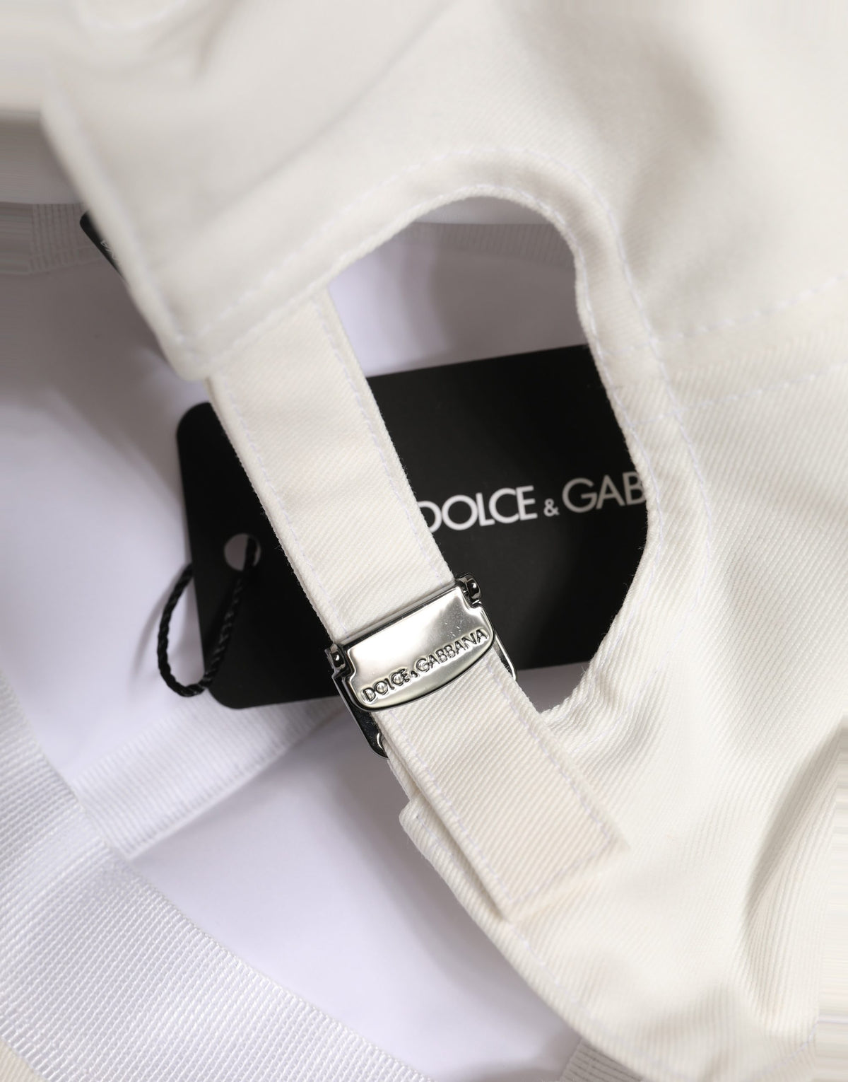 Dolce & Gabbana Cotton Polyester Baseball Cap - White