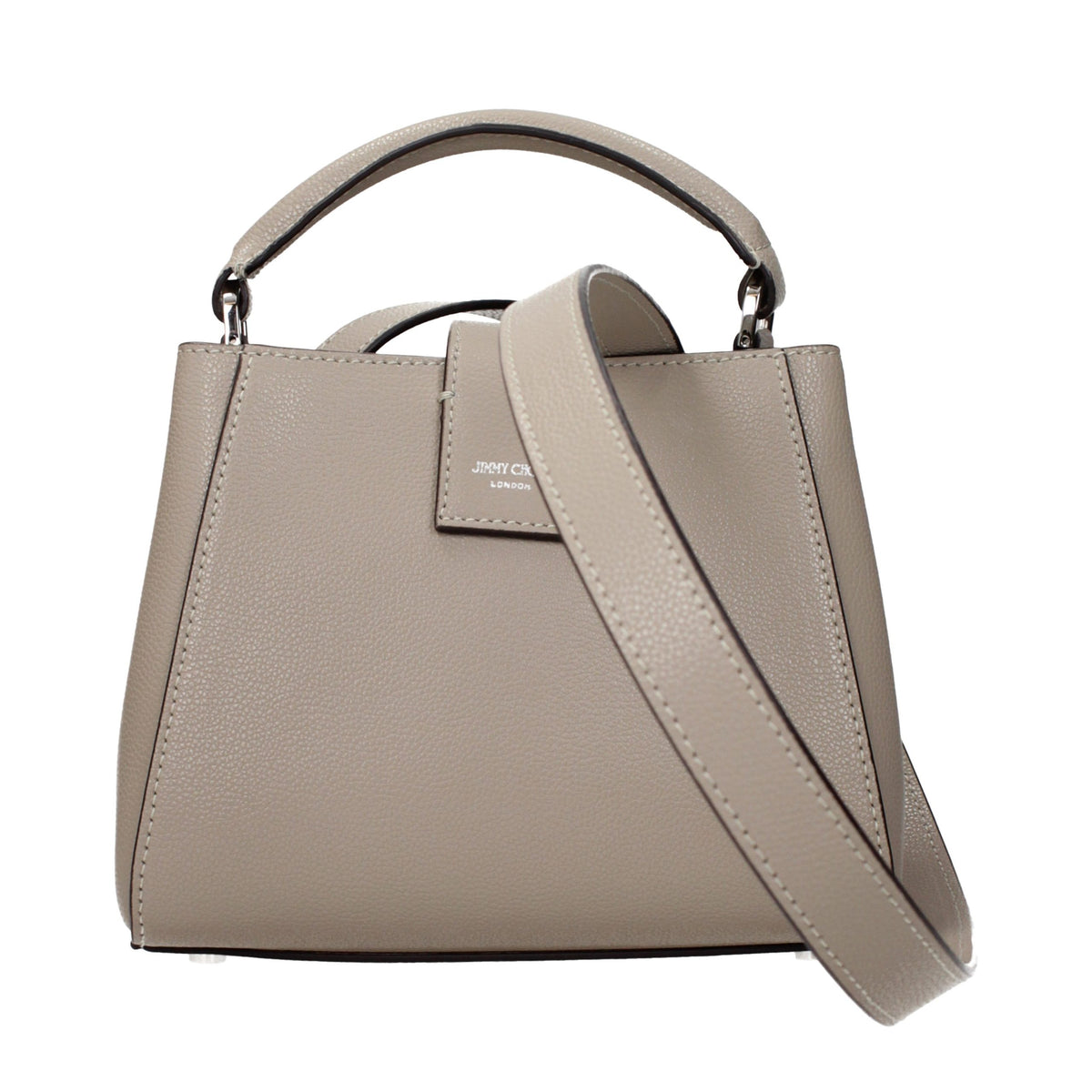 Jimmy Choo Leather Handbag - Gray